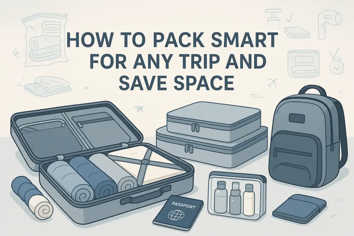 How to Pack Smart for Any Trip and Save Space