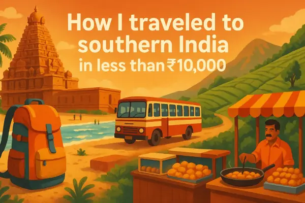 How I traveled to southern India in less than ₹10,000