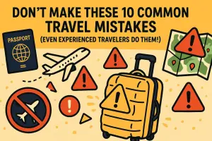 Don't Make These 10 Common Travel Mistakes (Even Experienced Travelers Do Them!)